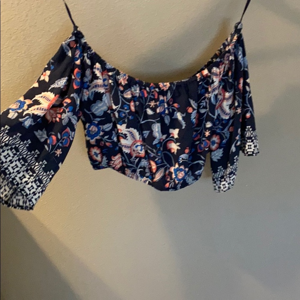 Floral crop top